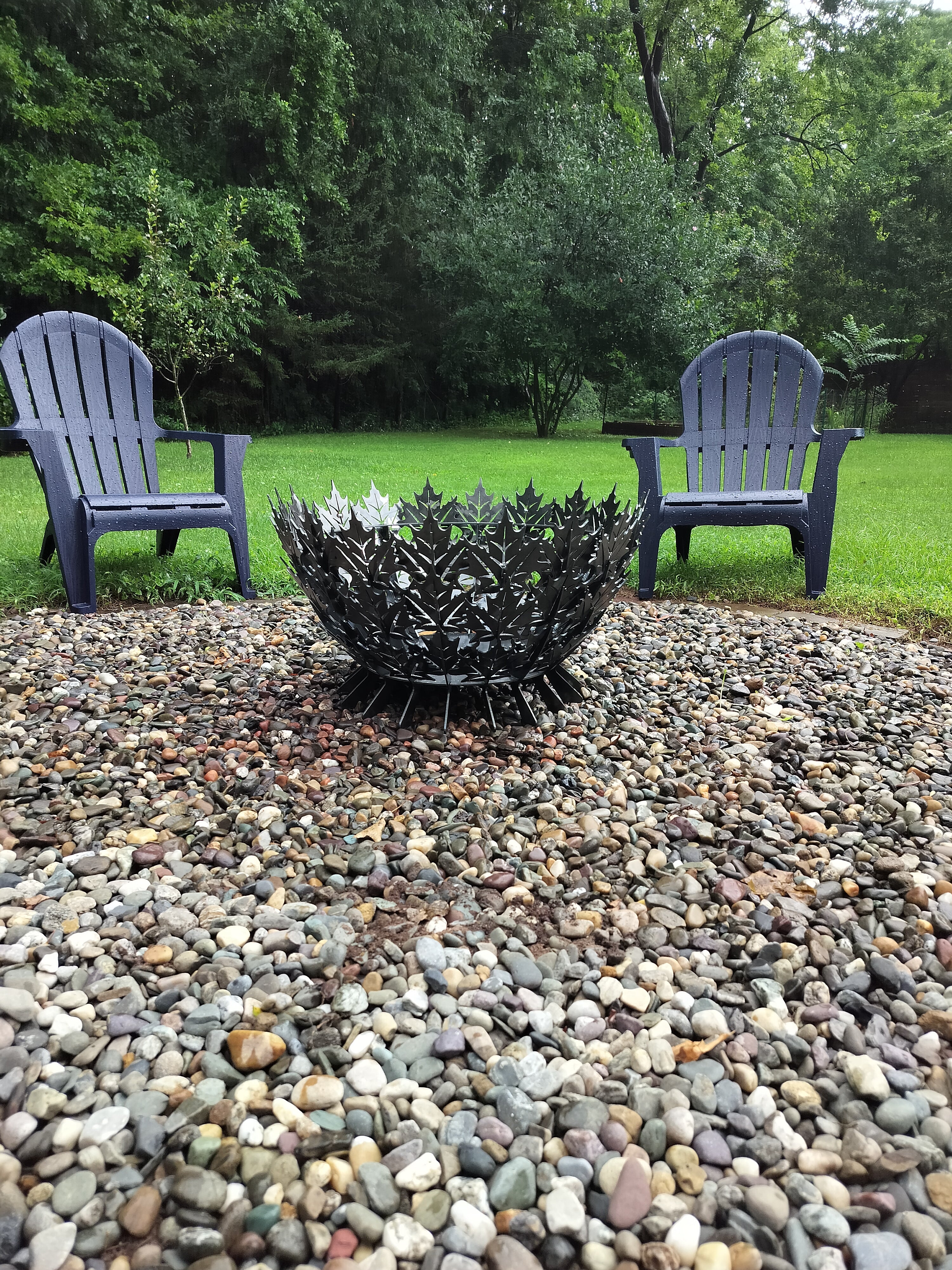 36" Mapleleaf firepit