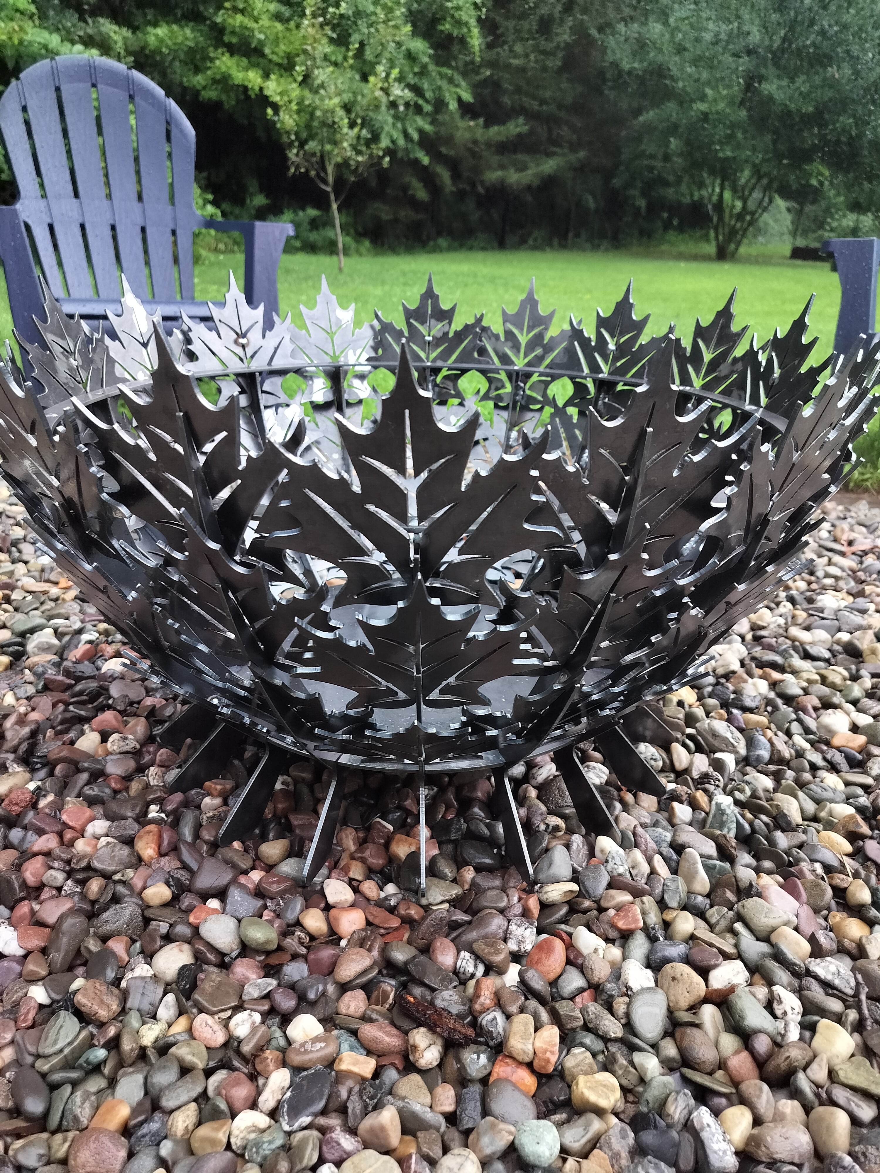 36" Mapleleaf firepit