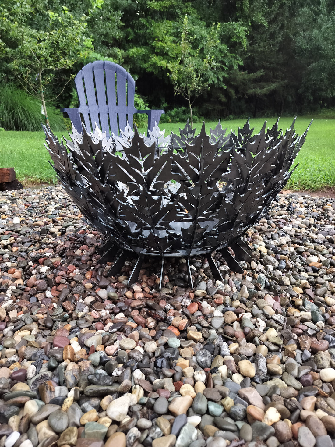 36" Mapleleaf firepit