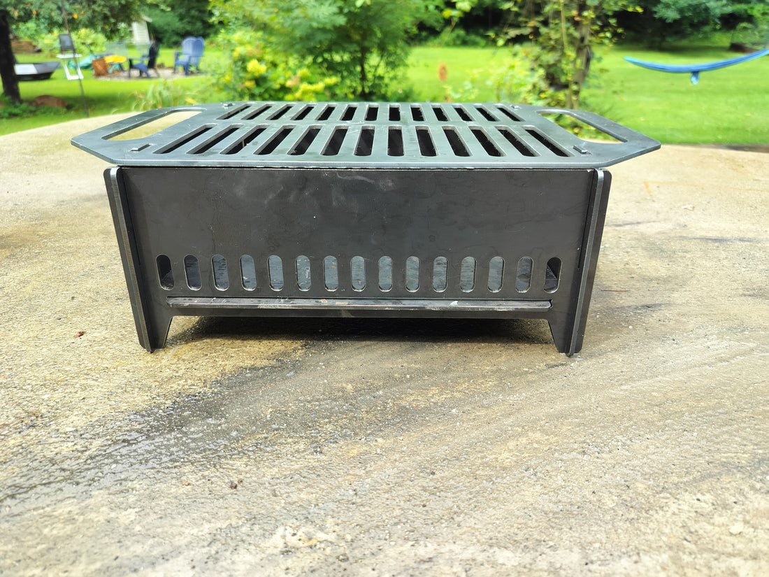 15"x11" Collapsible Charcoal Grill