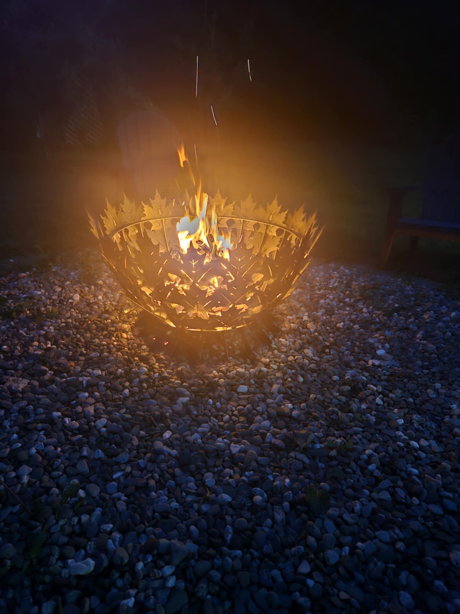 36" Mapleleaf firepit