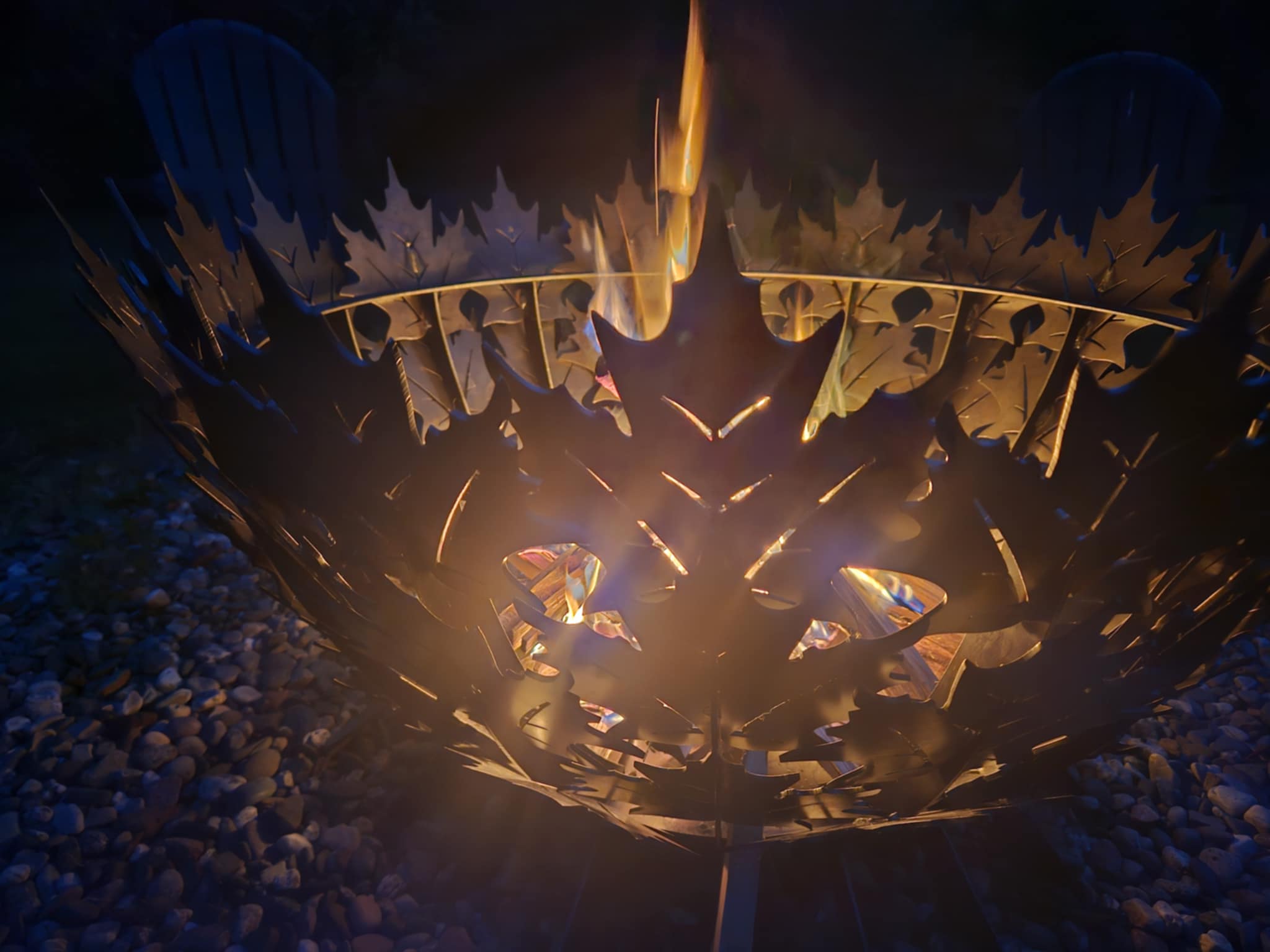 36" Mapleleaf firepit