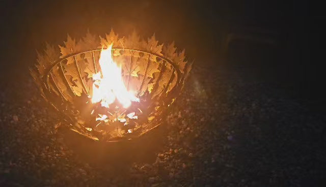 36" Mapleleaf firepit