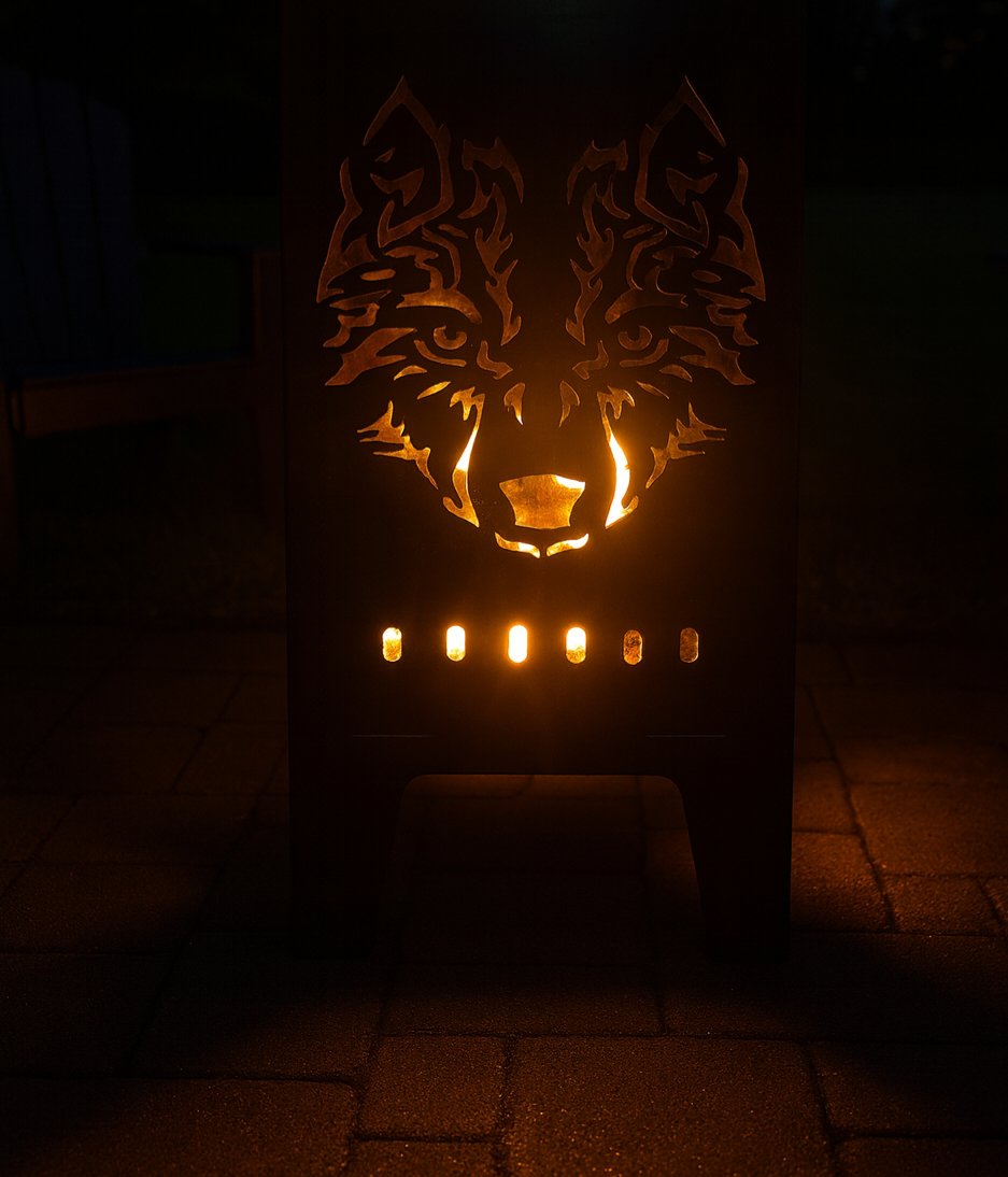 Wolf firepit
