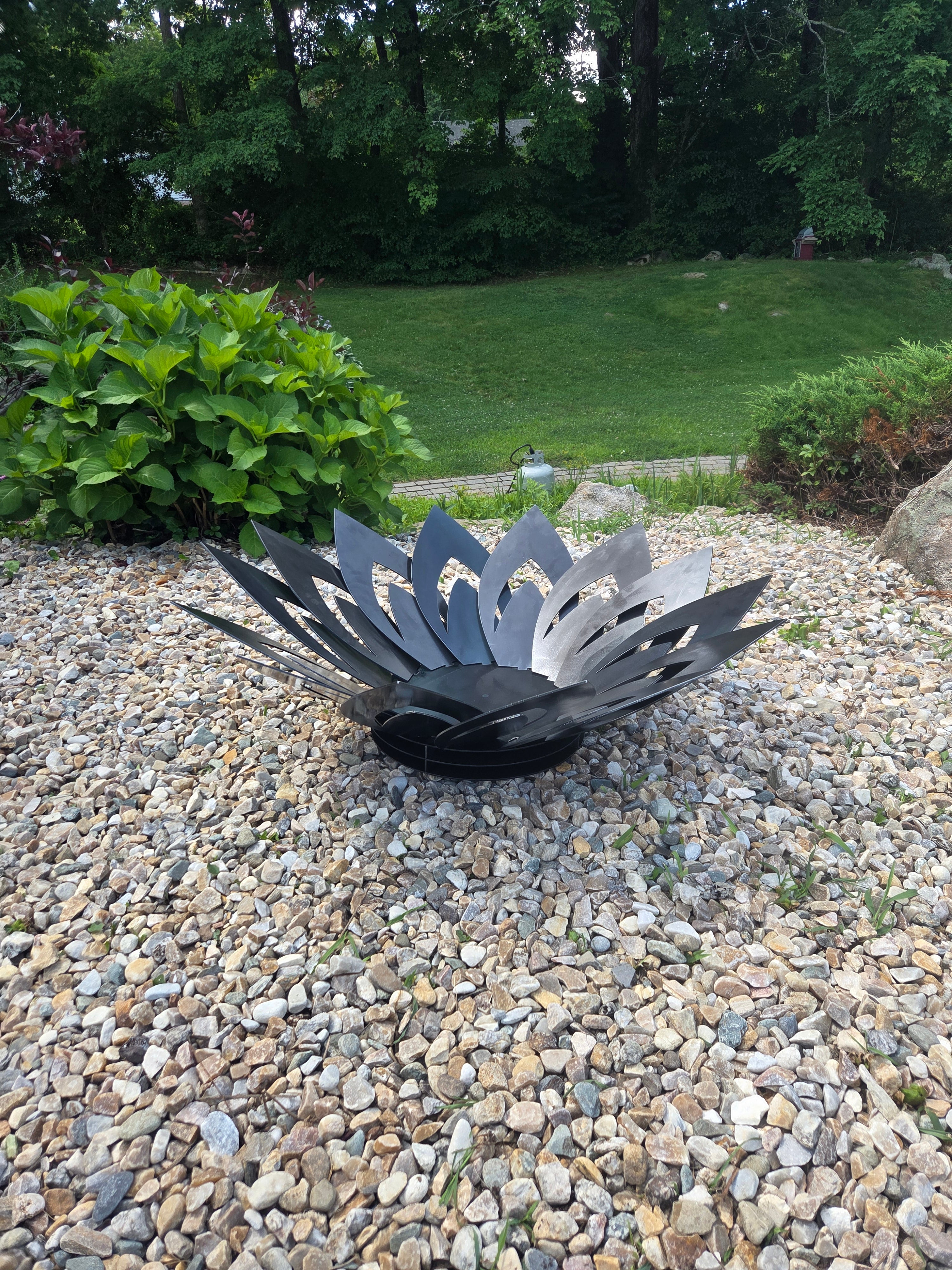 Flower firepit