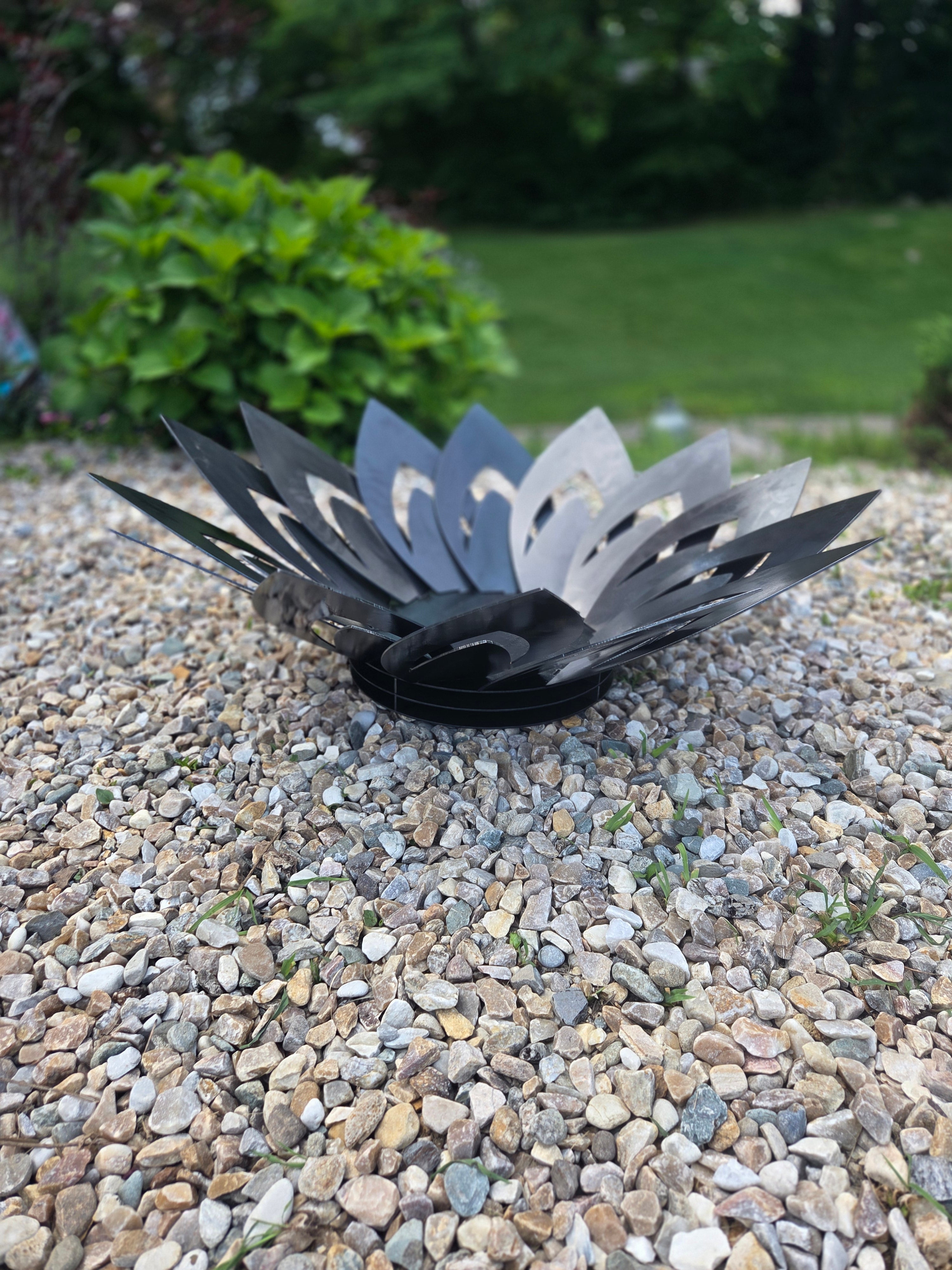 Flower firepit