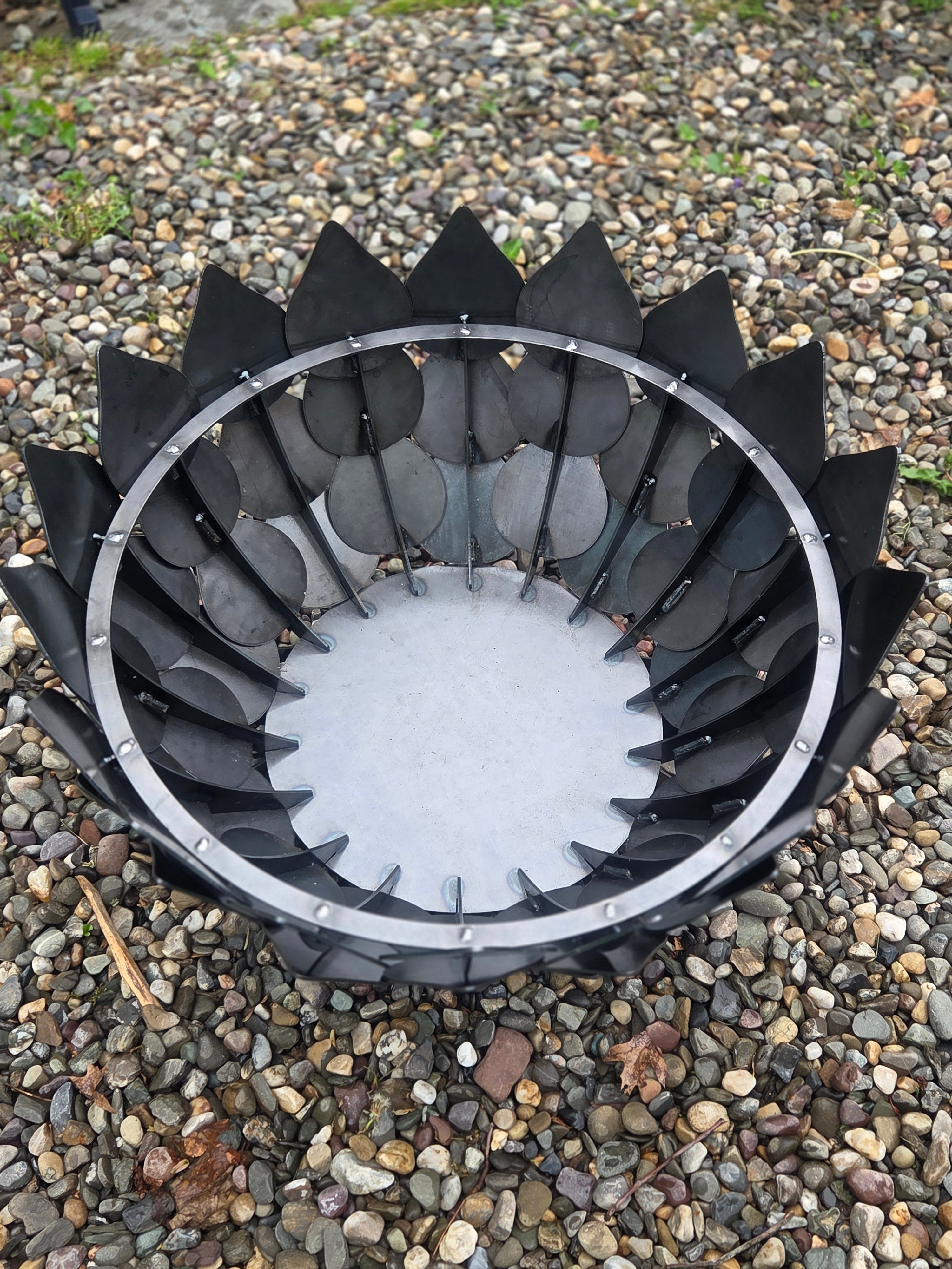 Dragonscale firepit