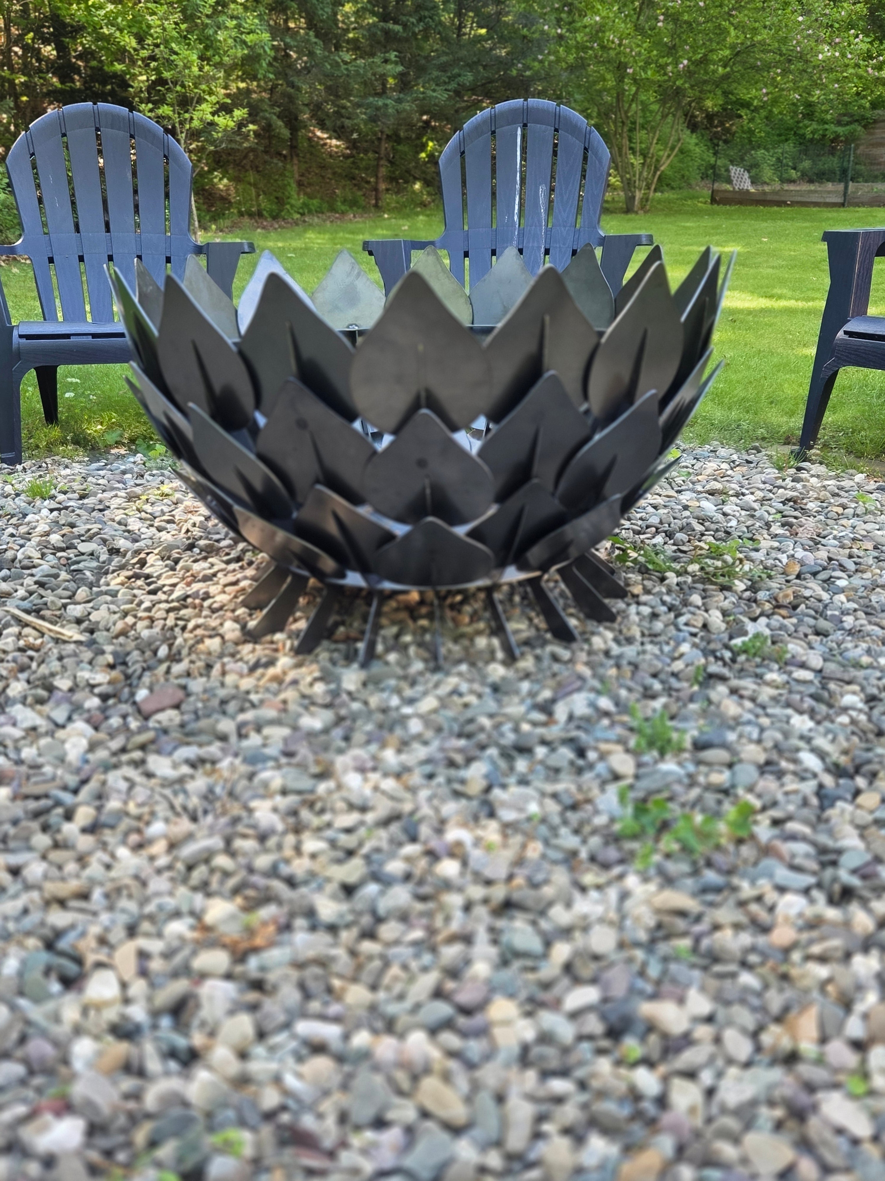 Dragonscale firepit