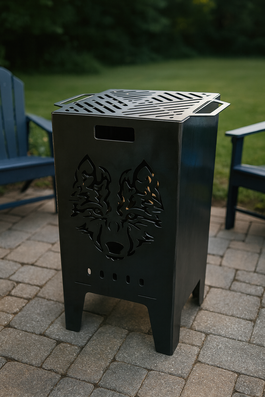 Wolf firepit
