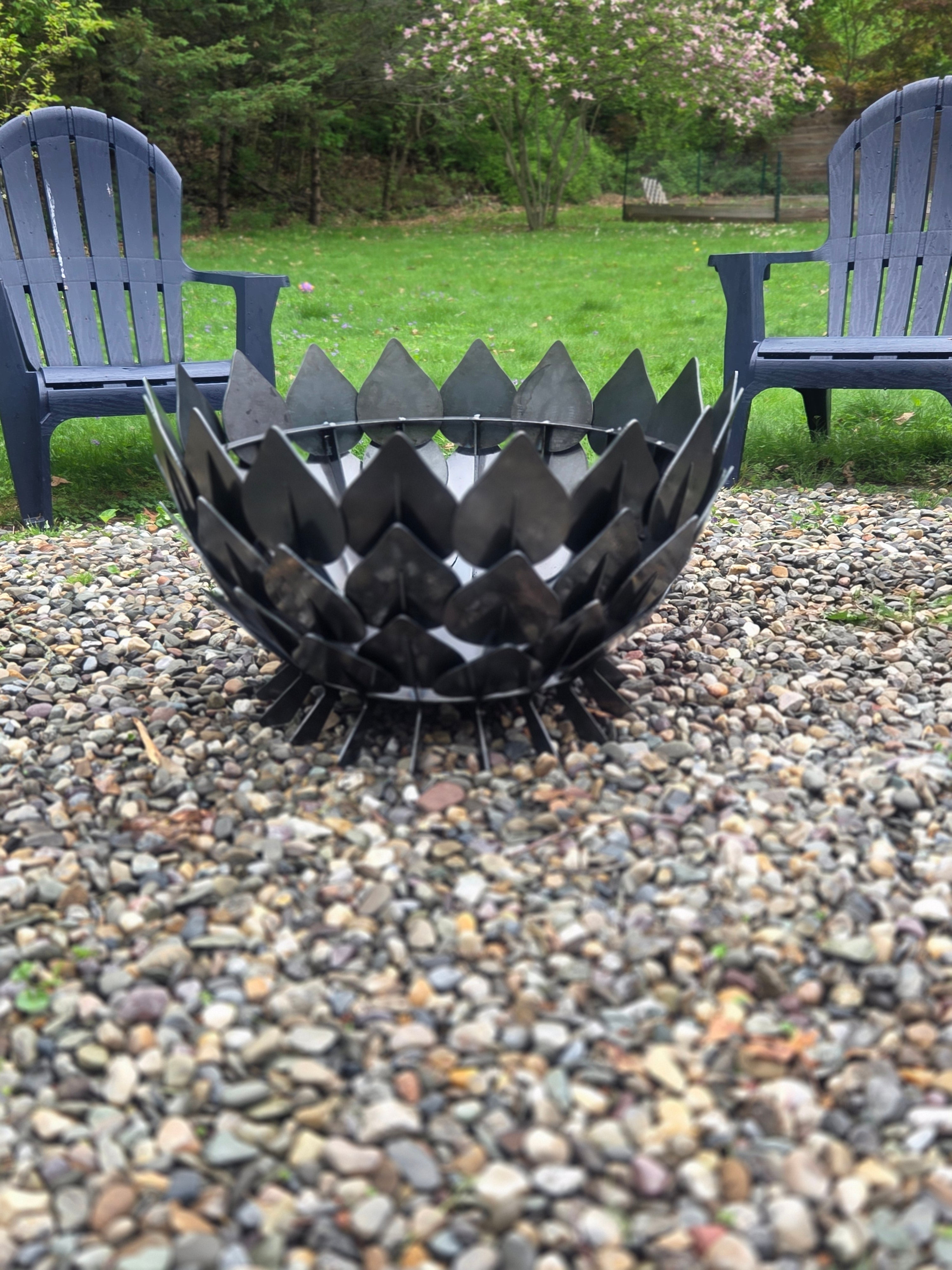 Dragonscale firepit