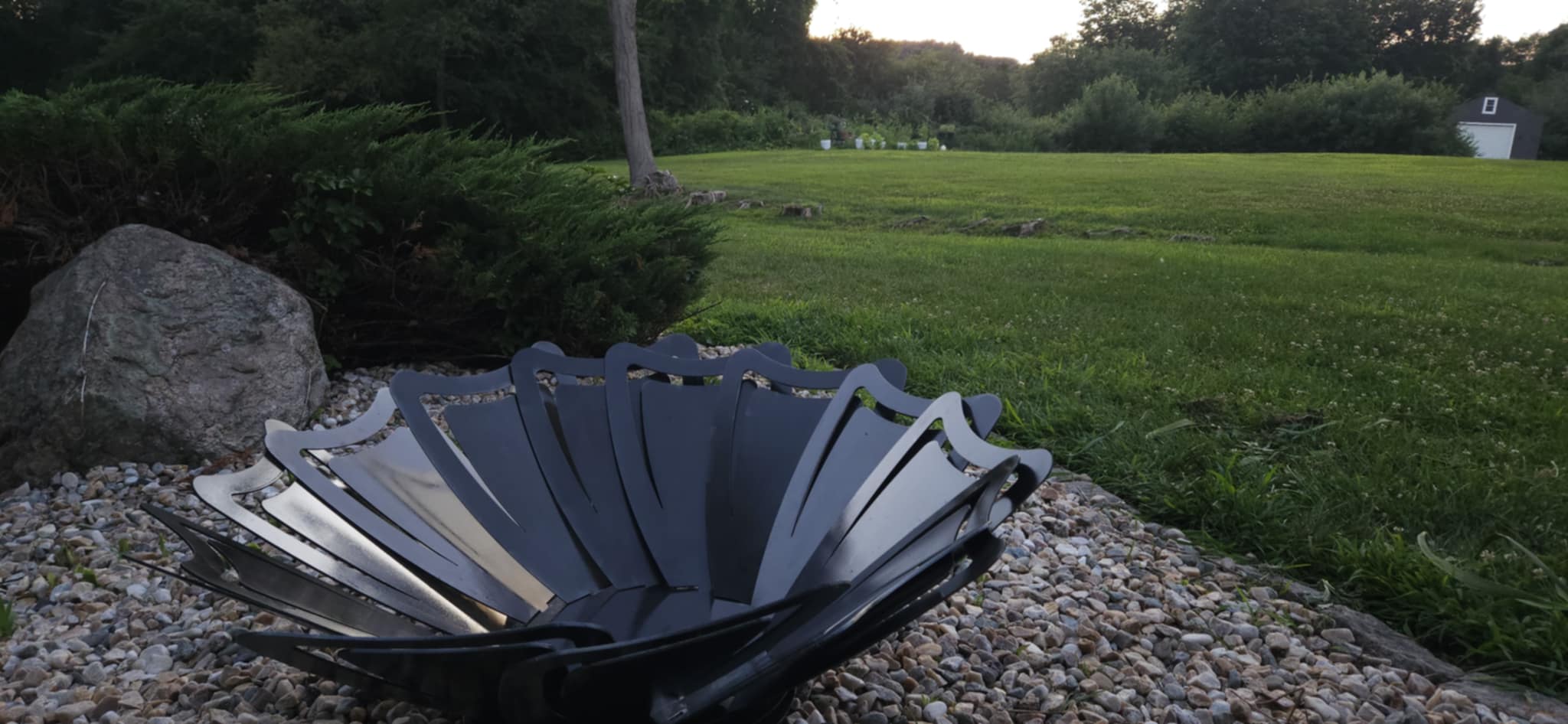 39" collapsible firepit