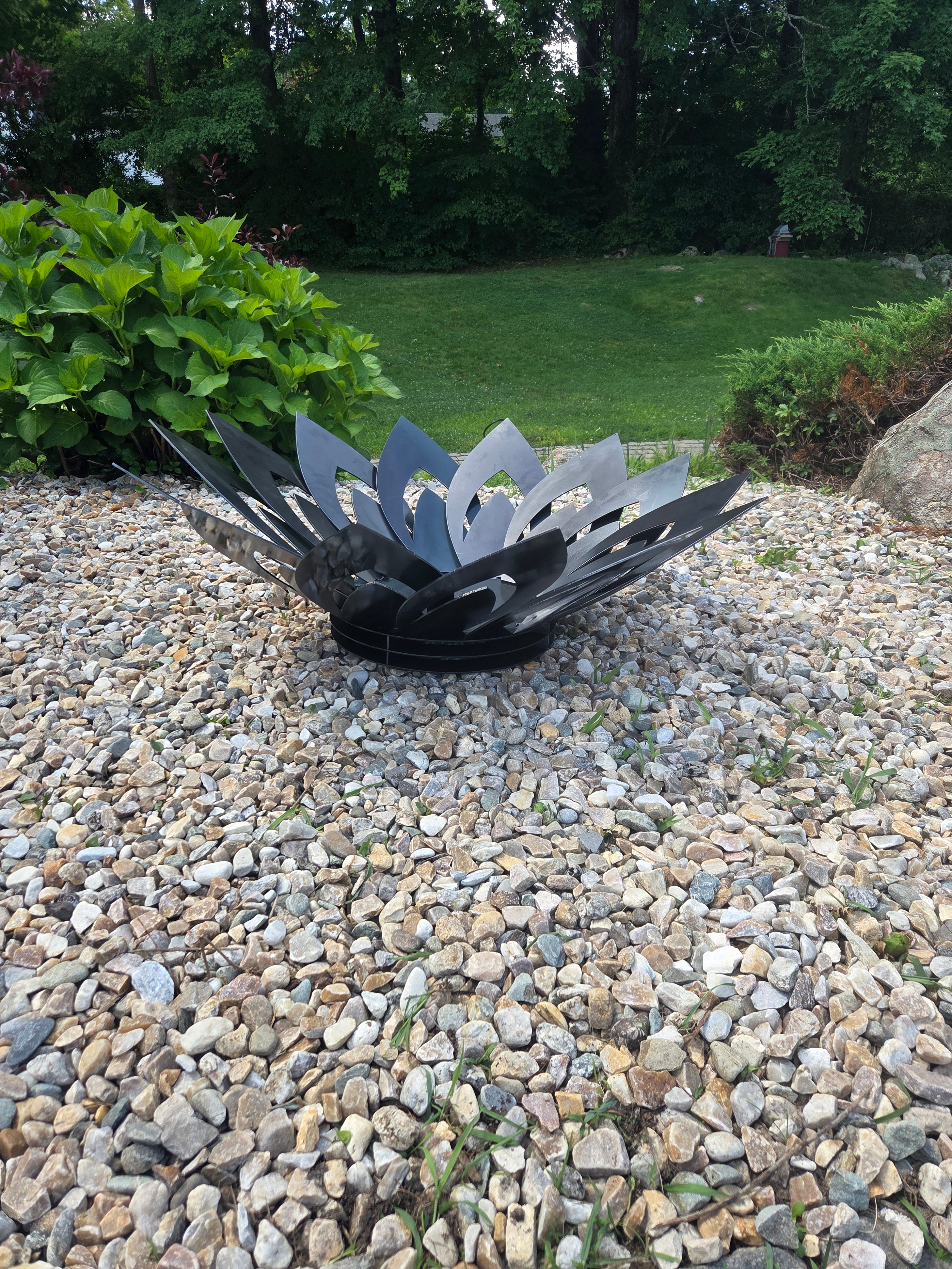 Flower firepit