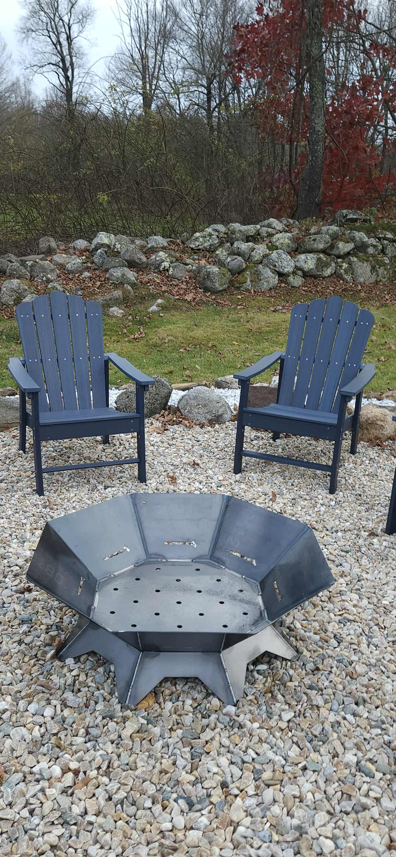 The Atlas 36 – Octagon Fire Pit with Removable Cooktop