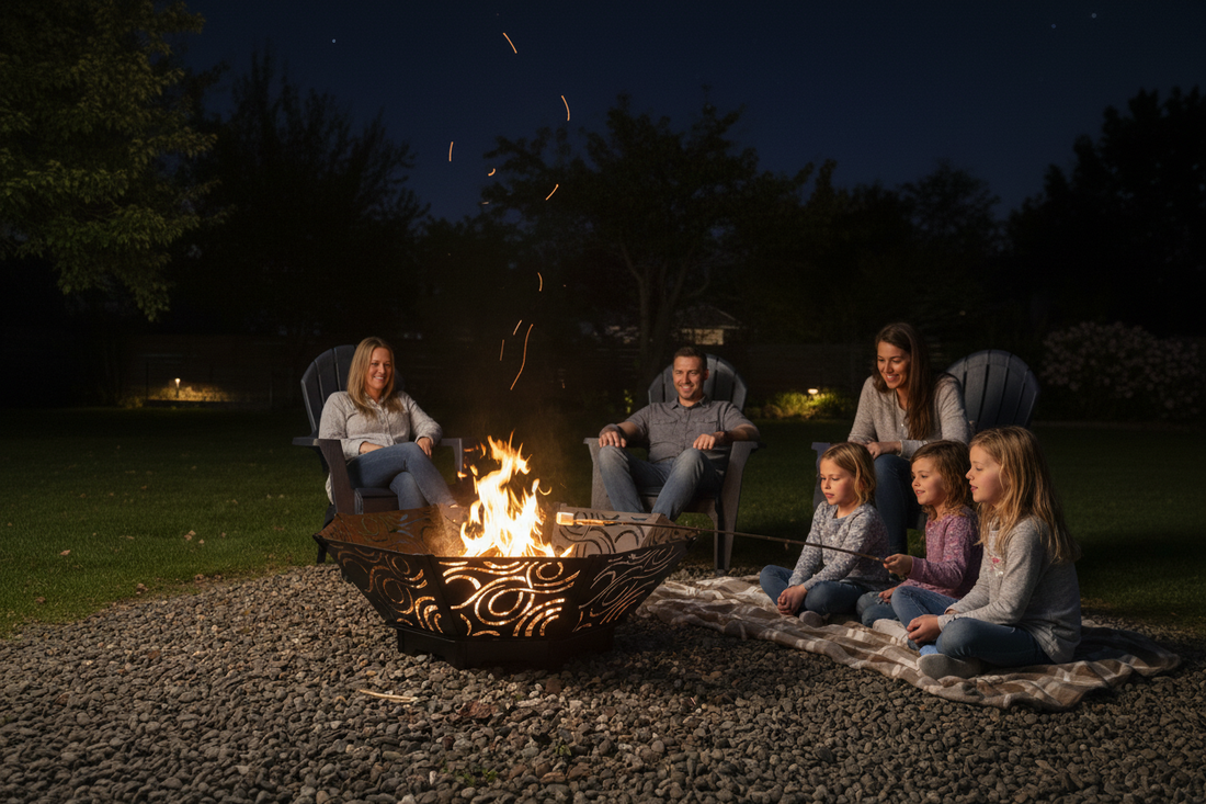 36" swirl firepit (collapsible)