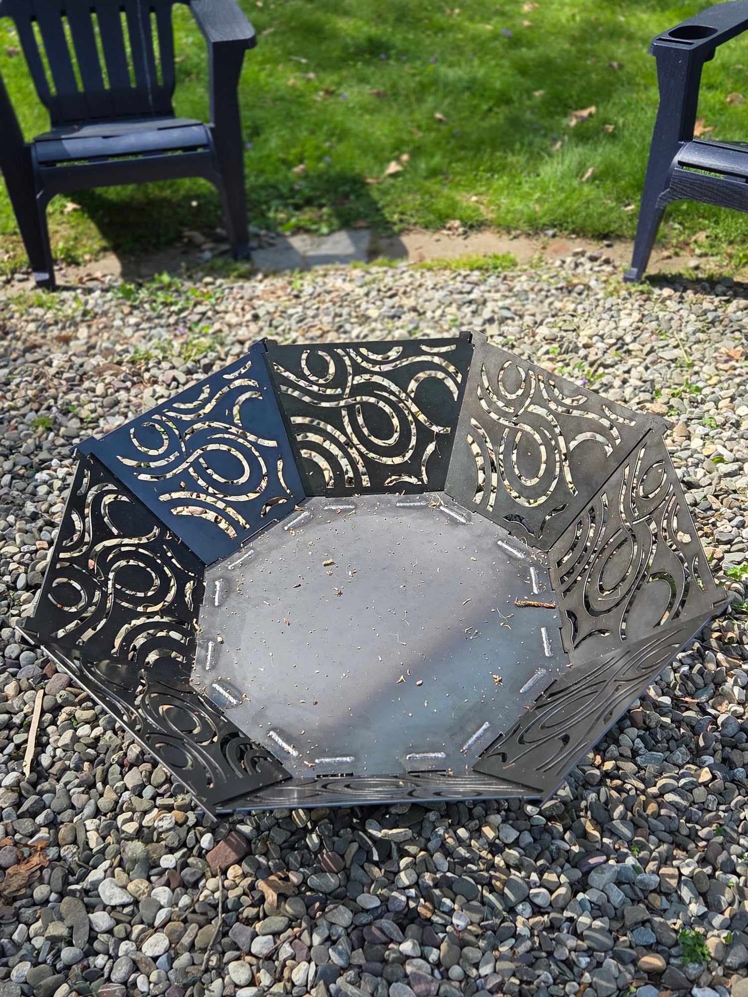 36&quot; swirl firepit (collapsible)