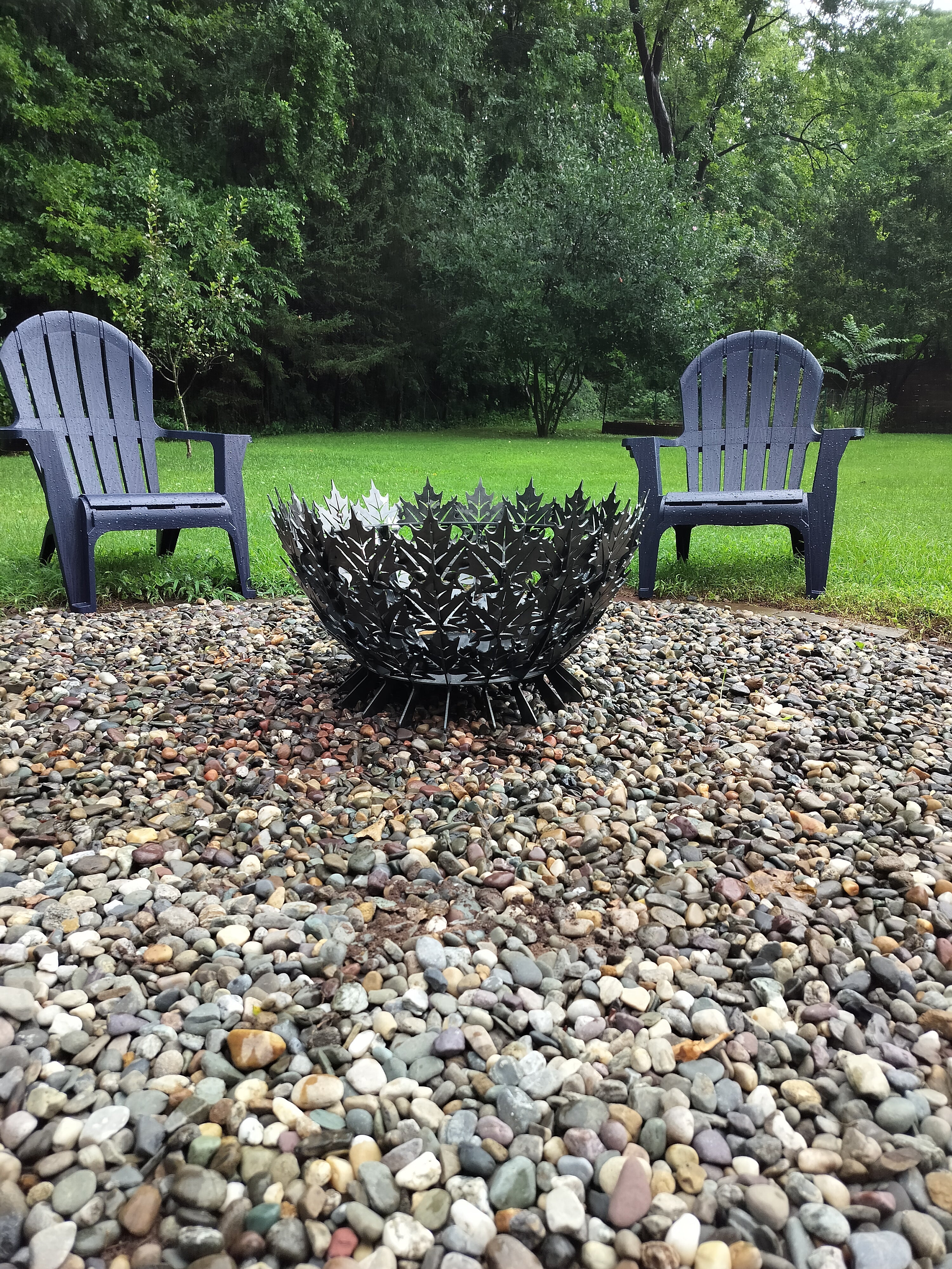 36&quot; Mapleleaf firepit