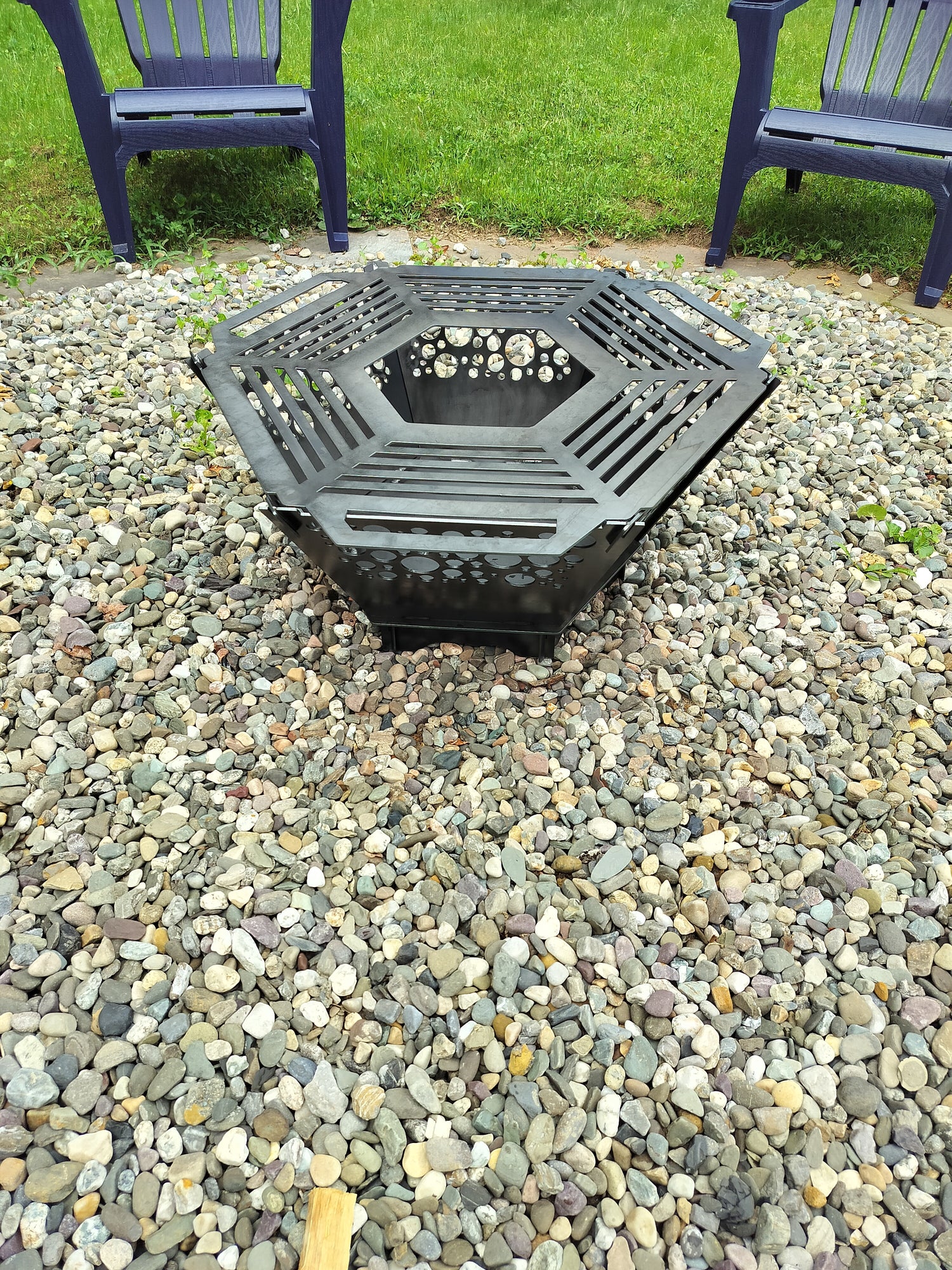 24&quot; collapsable firepit circle design