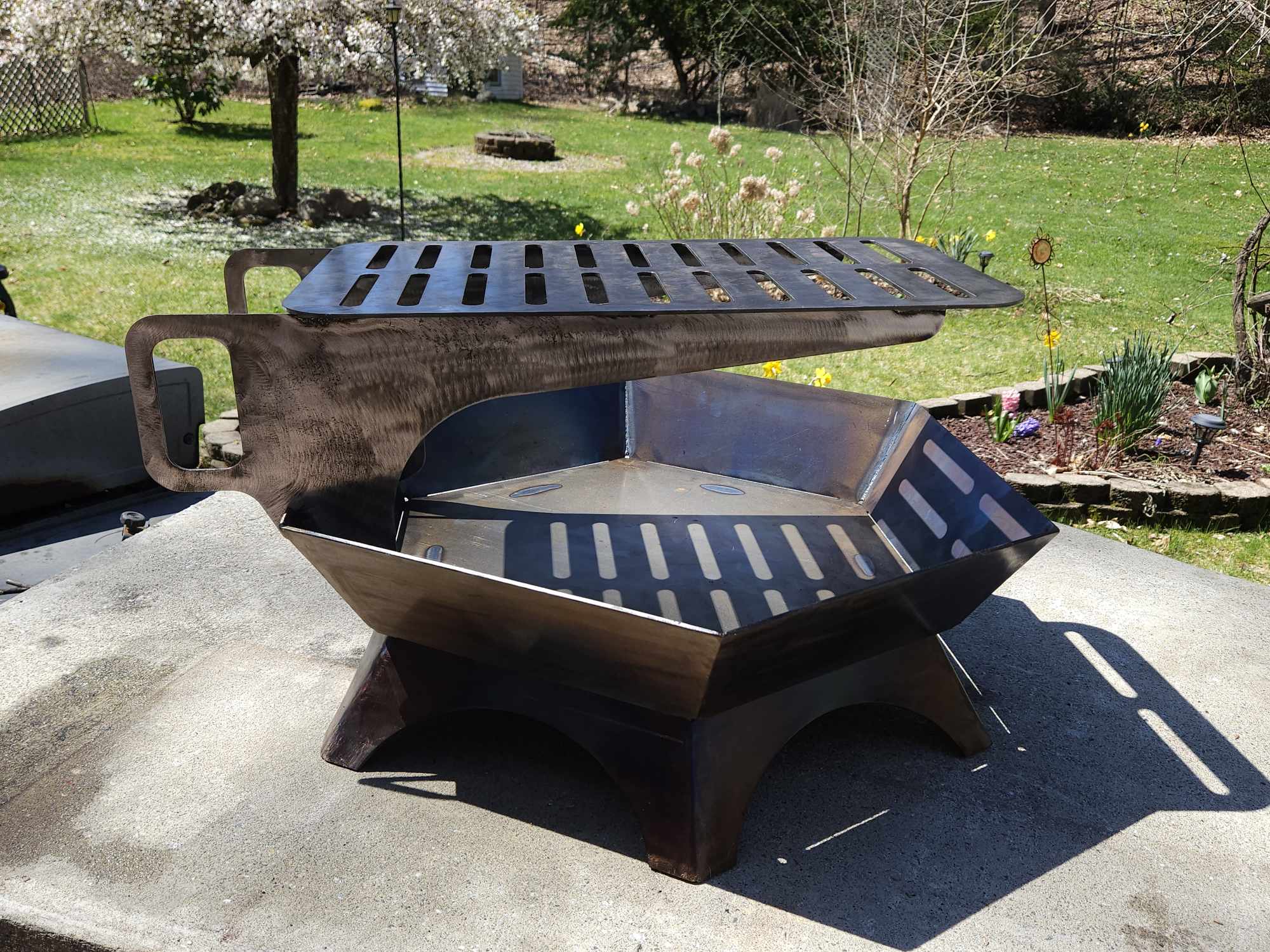 24&quot; firepit with removable cooktop