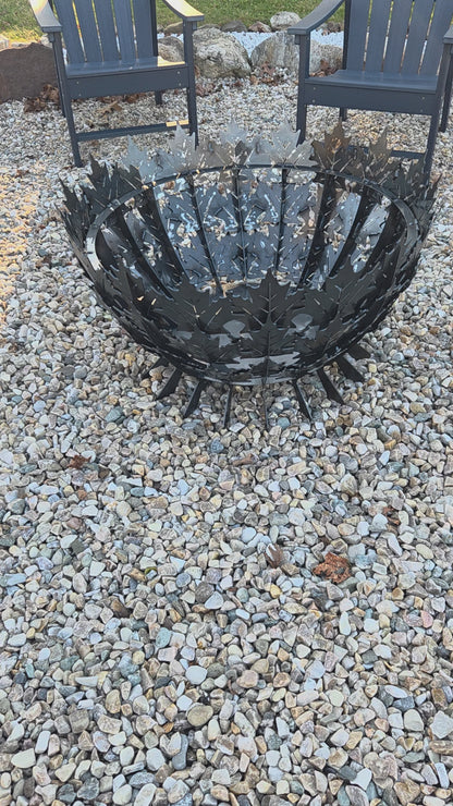 36" Mapleleaf firepit