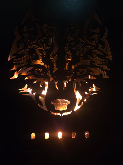 Wolf firepit