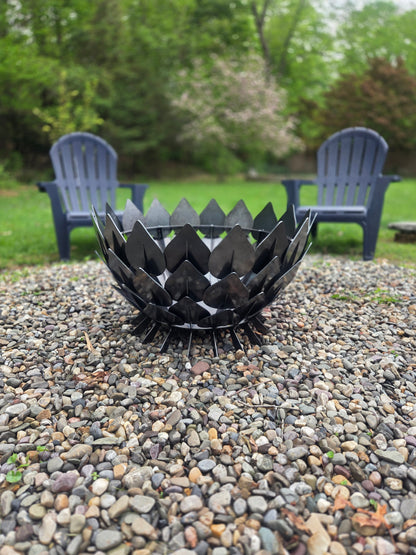 Dragonscale firepit