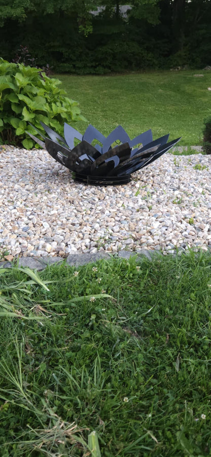 Flower firepit