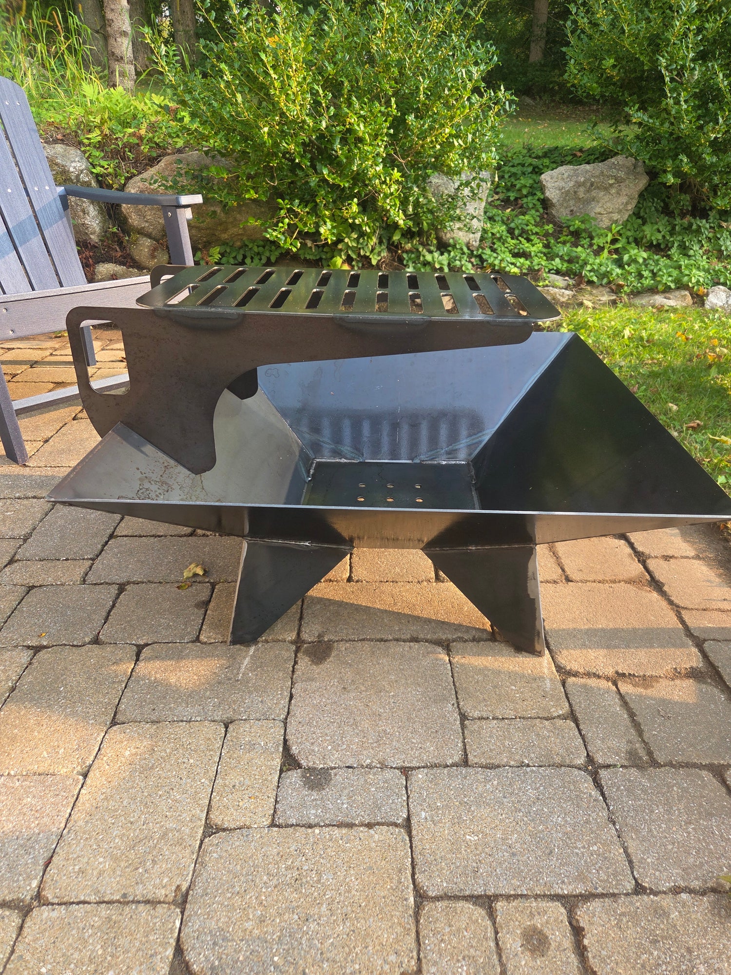 30&quot; square firepit with cooktop