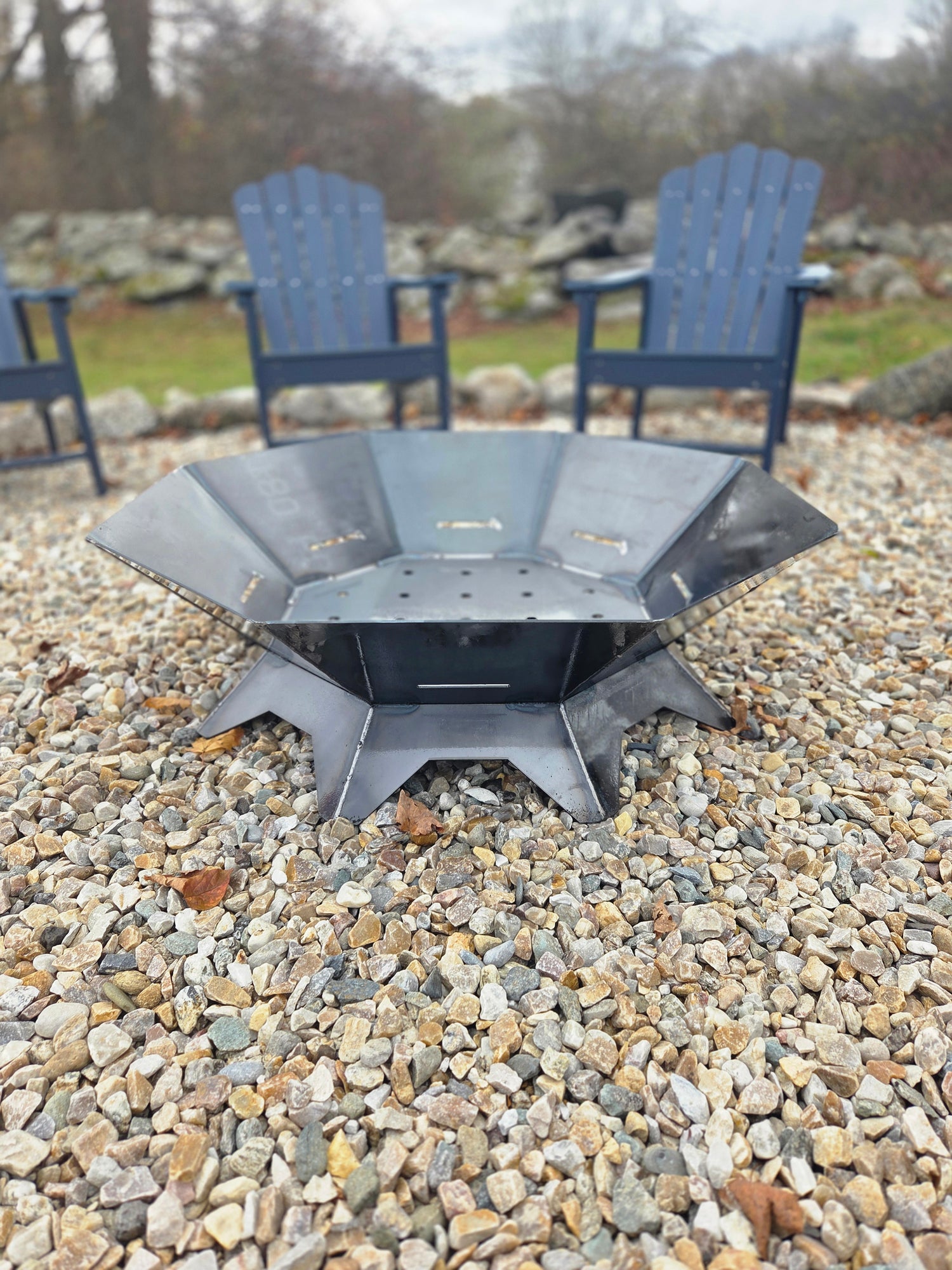 The Atlas 36 – Octagon Fire Pit with Removable Cooktop