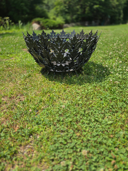 28&quot; maple leaf firepit