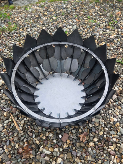 Dragonscale firepit