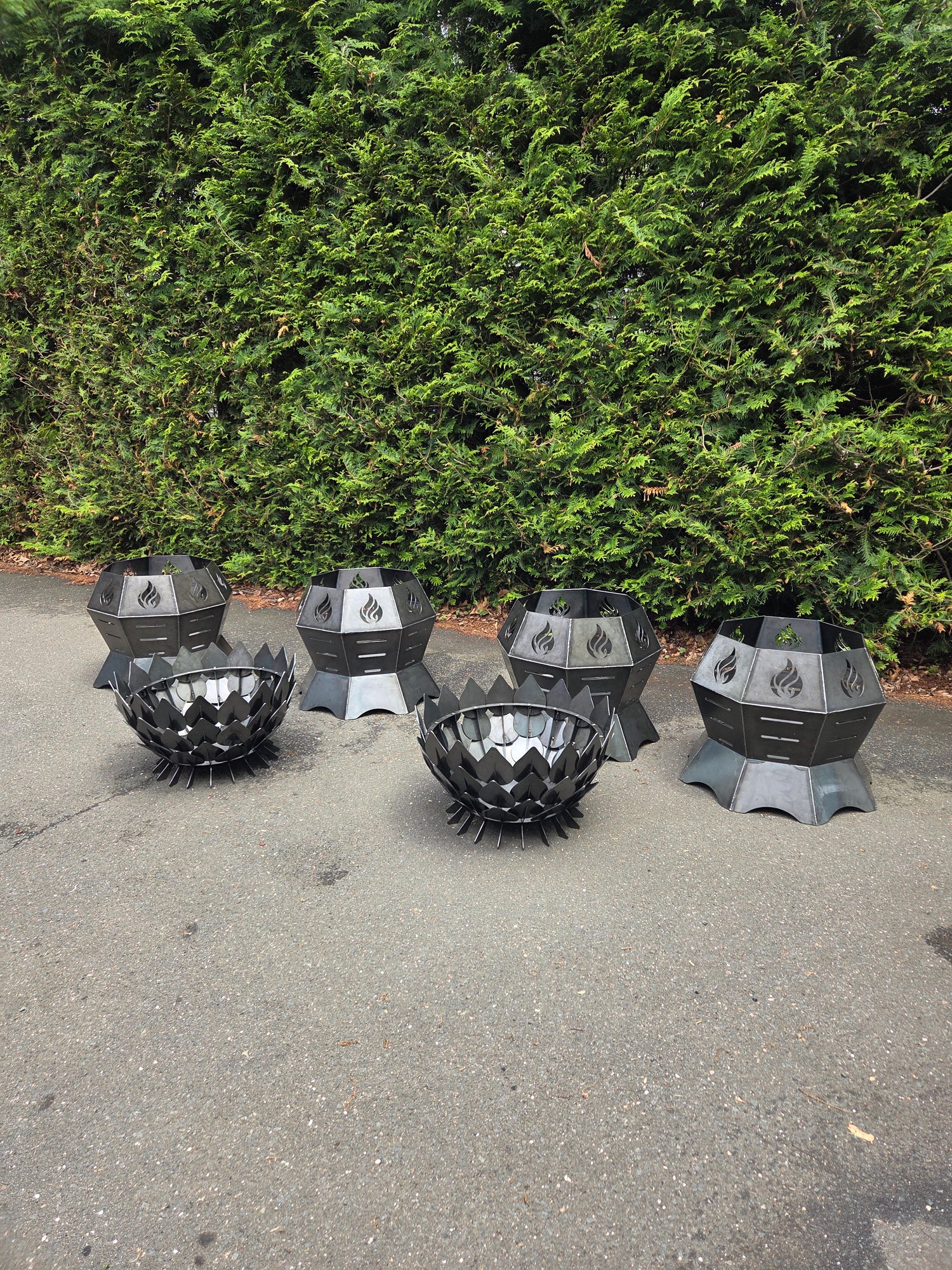 Dragonscale firepit