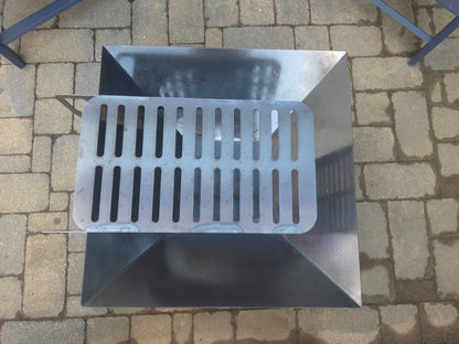 30&quot; square firepit with cooktop