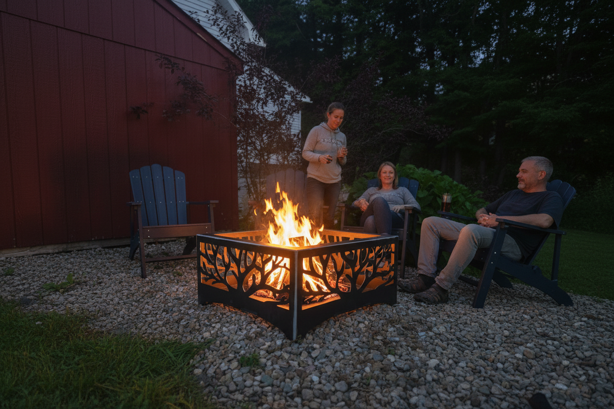 Tree firepit