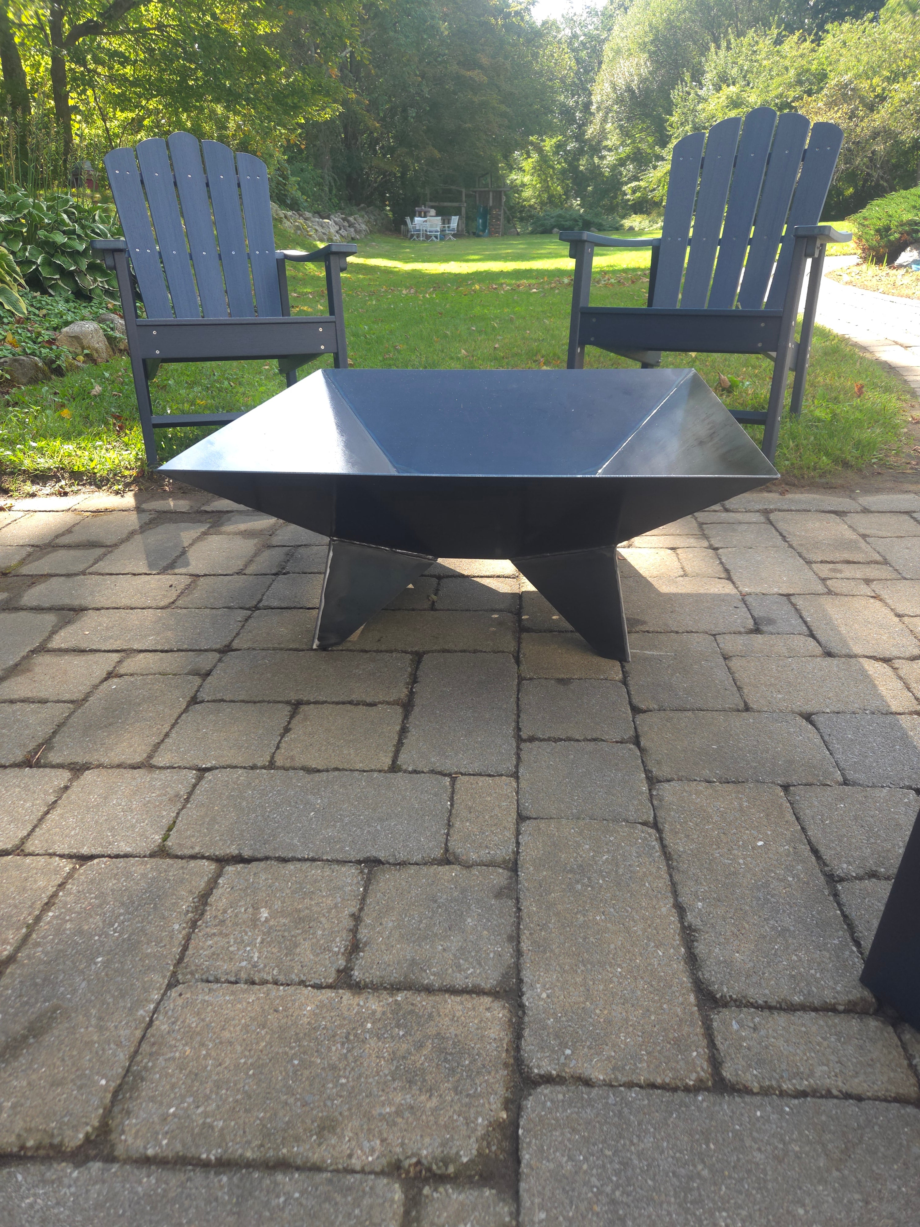 30&quot; square firepit with cooktop