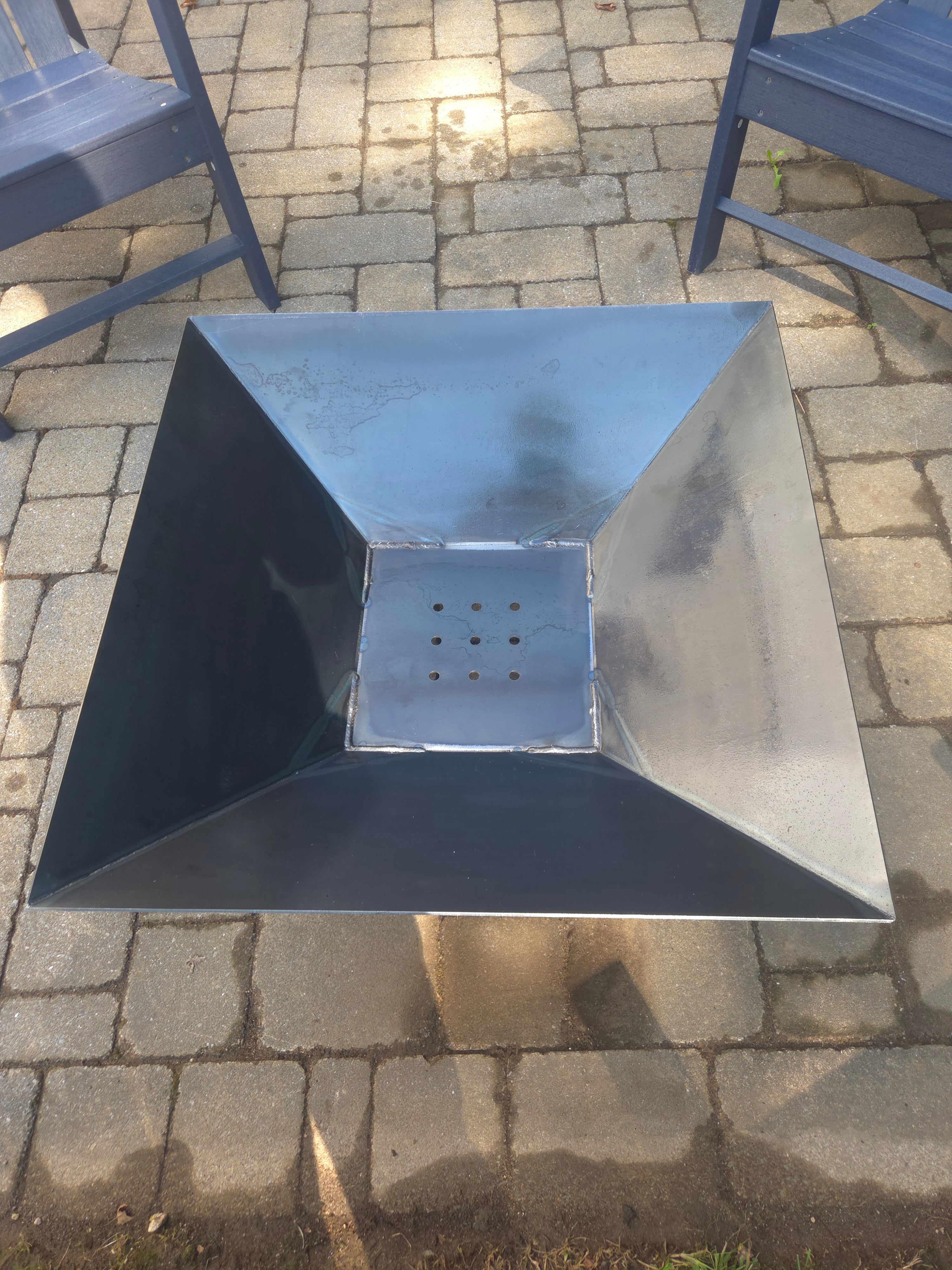 30&quot; square firepit with cooktop
