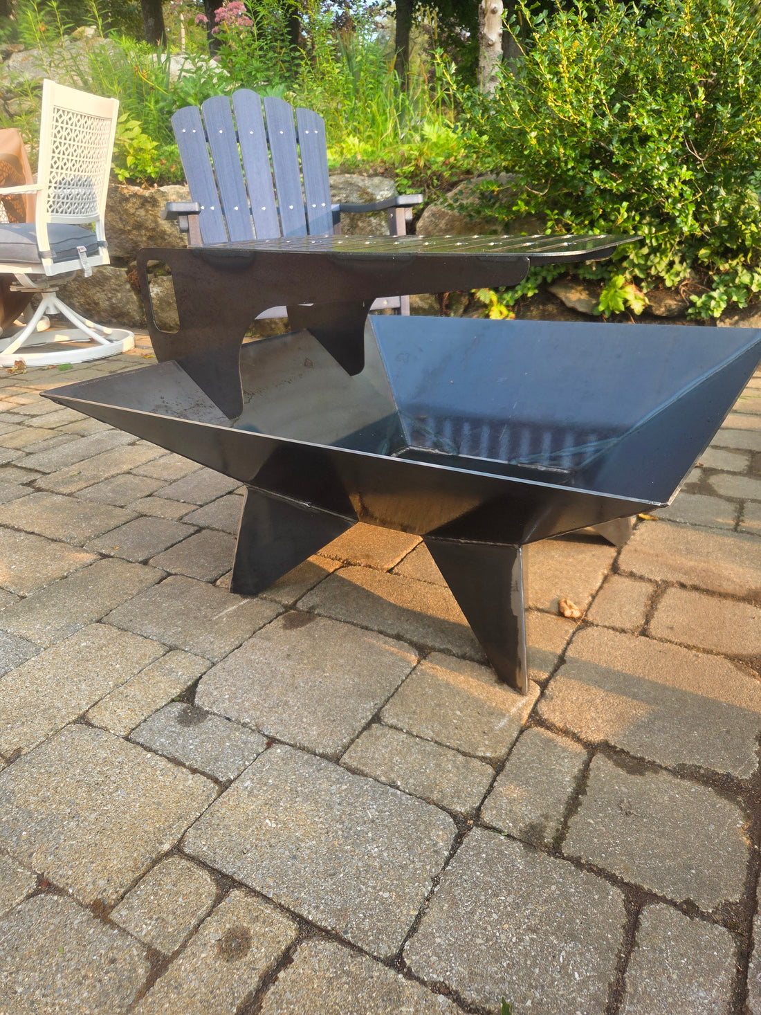30&quot; square firepit with cooktop