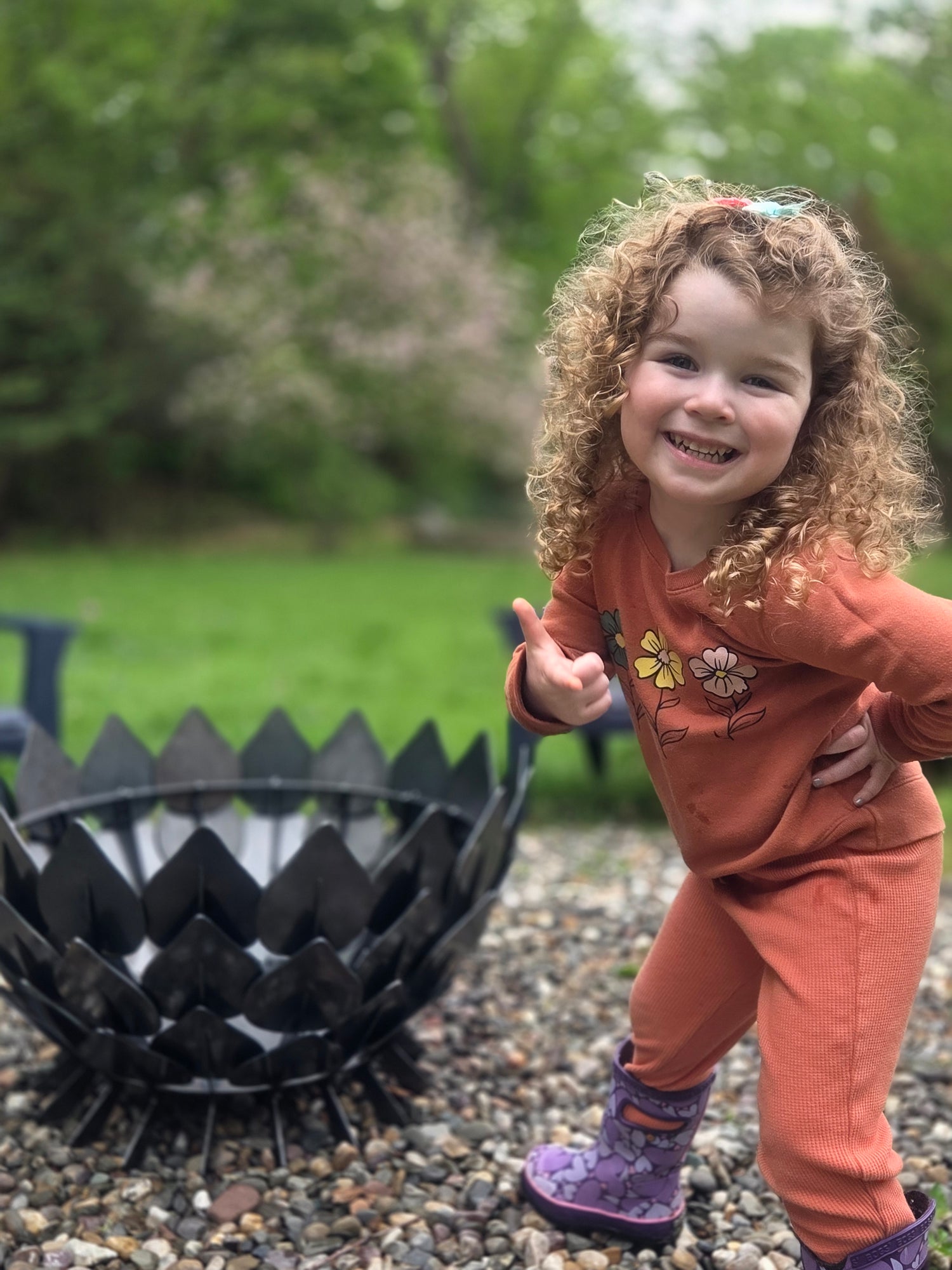 Dragonscale firepit