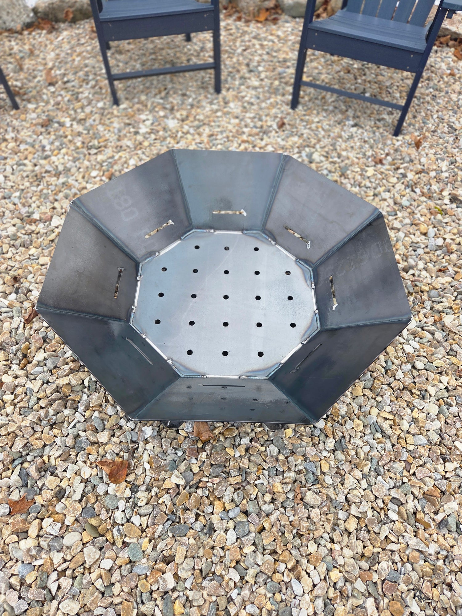 The Atlas 36 – Octagon Fire Pit with Removable Cooktop